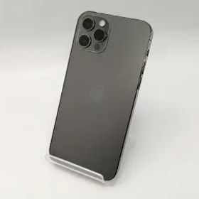【中古】Apple docomo 【SIMロック解除済み】 iPhone 12 Pro 256GB グラファイト MGM93J/A【広島本通】保証期間１ヶ月【ランクC】