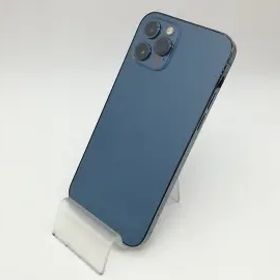 【中古】Apple SoftBank 【SIMロック解除済み】 iPhone 12 Pro 512GB パシフィックブルー MGMJ3J/A【神保町】保証期間１ヶ月【ランクC】