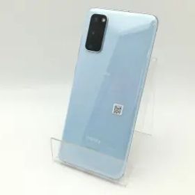 【中古】SAMSUNG au 【SIMロック解除済み】 Galaxy S20 5G クラウド ブルー 12GB 128GB SCG01【千葉】保証期間１ヶ月【ランクC】