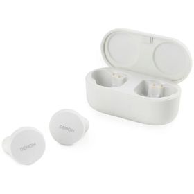 デノン ノイズキャンセリング機能搭載 完全ワイヤレスBluetoothイヤホン（ホワイト） AH-C15PLWTEM Denon PerL Pro