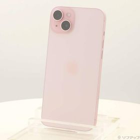 〔中古〕Apple(アップル) iPhone15 Plus 128GB ピンク MU093J／A SIMフリー〔269-ud〕