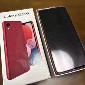 Samsung Galaxy A23 5G SCG18 Red 本体