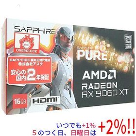 SAPPHIRE SAPPHIRE PURE Radeon RX 9060 XT GAMING OC 16GB 11350-02-20G PCIExp 16GB爆買