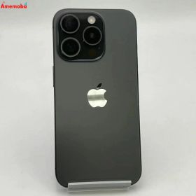 【中古】iPhone15 Pro 256GB ブラックチタニウム MTUC3J/A docomo版SIMフリ