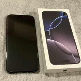 iPhone 16 Pro Max 256GB ブラックチタニウム SIMフリー