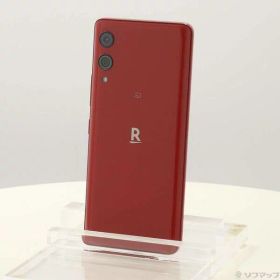 【中古】楽天 Rakuten Hand 5G 128GB クリムゾンレッド P780 楽天 SIMフリー 【348-ud】