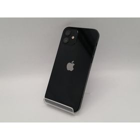 【中古】Apple SoftBank 【SIMロック解除済み】 iPhone 12 128GB ブラック MGHU3J/A【広島本通】保証期間１ヶ月【ランクC】