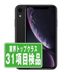 iPhoneXR 64GB ブラック SIMフリー 中古 本体 良品 スマホ 7日間返品OK あすつく ipxrmtm944