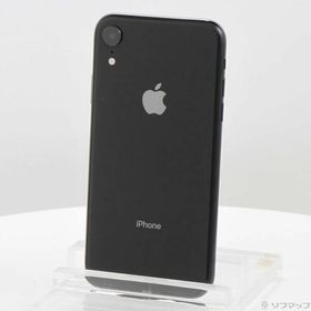 〔中古〕Apple(アップル) iPhoneXR 64GB ブラック MT002J／A SoftBank〔305-ud〕