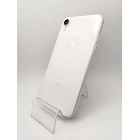 【中古】Apple SoftBank 【SIMロック解除済み】 iPhone XR 128GB ホワイト MT0J2J/A【大阪本店】保証期間１ヶ月【ランクC】