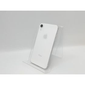 【中古】Apple docomo 【SIMロック解除済み】 iPhone XR 64GB ホワイト MT032J/A【京都】保証期間１ヶ月【ランクB】