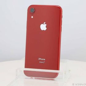 〔中古〕Apple(アップル) iPhoneXR 64GB プロダクトレッド MT062J／A SoftBank〔348-ud〕