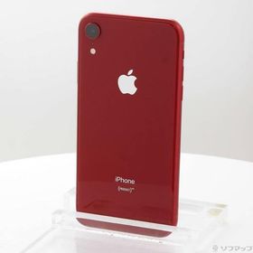 〔中古〕SoftBank iPhoneXR 64GB プロダクトレッド MT062J／A SoftBank〔196-ud〕