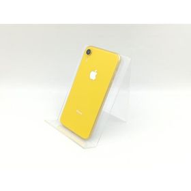 【中古】Apple 国内版 【SIMフリー】 iPhone XR 128GB イエロー MT0Q2J/A【福岡筑紫】保証期間１ヶ月【ランクB】