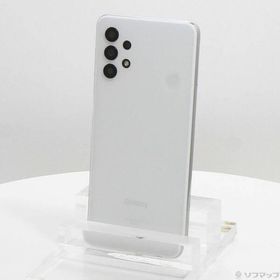 〔中古〕SAMSUNG(サムスン) GALAXY A32 5G 64GB オーサムホワイト SCG08 auロック解除SIMフリー〔276-ud〕