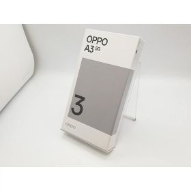 【未使用】Oppo ymobile 【SIMフリー】 OPPO A3 5G 4GB 128GB パープル【アリオ倉敷】保証期間3ヶ月