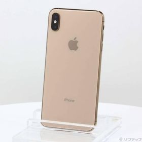〔中古〕Apple(アップル) iPhoneXS Max 256GB ゴールド MT6W2J／A SoftBank〔247-ud〕