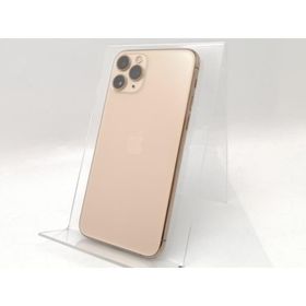 【中古】Apple au 【SIMロック解除済み】 iPhone 11 Pro 64GB ゴールド MWC52J/A【津田沼】保証期間１ヶ月【ランクC】