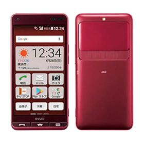 【中古】【安心保証】 BASIO3 KYV43[32GB] au レッド