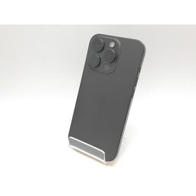 【中古】Apple 国内版 【SIMフリー】 iPhone 15 Pro 256GB ブラックチタニウム MTUC3J/A【高崎モントレー】保証期間１ヶ月【ランクC】
