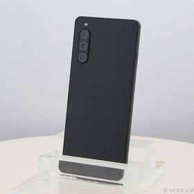〔中古〕SONY(ソニー) Xperia 10 V 128GB ブラック SOG11 au SIMフリー〔269-ud〕