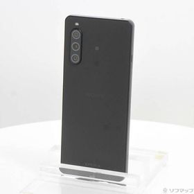 〔中古〕SONY(ソニー) Xperia 10 V 128GB ブラック XQ-DC44 楽天 SIMフリー〔348-ud〕