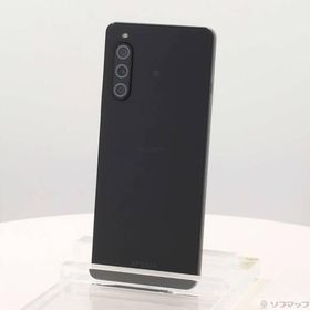 〔中古〕SONY(ソニー) Xperia 10 V 128GB ブラック SOSAY2 Softbank SIMフリー〔344-ud〕