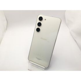 【中古】SAMSUNG docomo 【SIMフリー】 Galaxy S23 クリーム 8GB 256GB SC-51D【福岡天神】保証期間１ヶ月【ランクB】