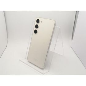 【中古】SAMSUNG au 【SIMフリー】 Galaxy S23 クリーム 8GB 256GB SCG19【川崎駅前】保証期間１ヶ月【ランクA】