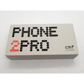 【未使用】NOTHING 国内版 【SIMフリー】 CMF Phone 2 Pro ブラック 8GB 128GB【三宮センター】保証期間１ヶ月