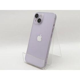 【中古】Apple 楽天モバイル 【SIMフリー】 iPhone 14 128GB パープル MPUY3J/A【津田沼】保証期間１ヶ月【ランクC】