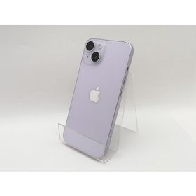 【中古】Apple au 【SIMフリー】 iPhone 14 128GB パープル MPUY3J/A【津田沼】保証期間１ヶ月【ランクB】