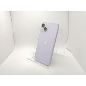 【中古】Apple 国内版 【SIMフリー】 iPhone 14 128GB パープル MPUY3J/A【川崎駅前】保証期間１ヶ月【ランクC】