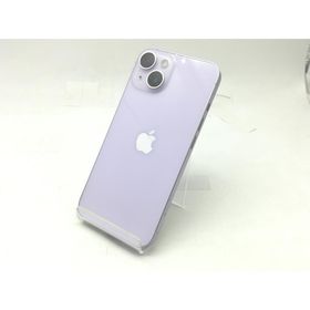 【中古】Apple 国内版 【SIMフリー】 iPhone 14 128GB パープル MPUY3J/A【広島】保証期間１ヶ月【ランクB】