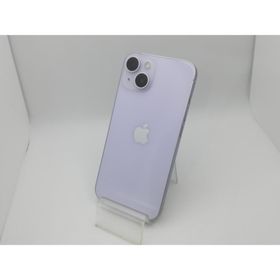 【中古】Apple au 【SIMフリー】 iPhone 14 128GB パープル MPUY3J/A【新橋烏森通り】保証期間１ヶ月【ランクB】