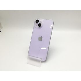 【中古】Apple au 【SIMフリー】 iPhone 14 128GB パープル MPUY3J/A【福岡天神】保証期間１ヶ月【ランクB】