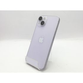【中古】Apple au 【SIMフリー】 iPhone 14 128GB パープル MPUY3J/A【立川フロム中武】保証期間１ヶ月【ランクA】