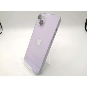 【中古】Apple 楽天モバイル 【SIMフリー】 iPhone 14 128GB パープル MPUY3J/A【スマーク伊勢崎】保証期間１ヶ月【ランクA】