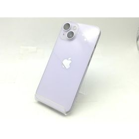 【中古】【赤ロム保証あり】Apple 楽天モバイル 【SIMフリー】 iPhone 14 128GB パープル MPUY3J/A【広島】保証期間１ヶ月【ランクA】