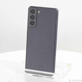 〔中古〕SAMSUNG(サムスン) Galaxy S21 5G 256GB ファントムグレー SCG09 auロック解除SIMフリー〔348-ud〕