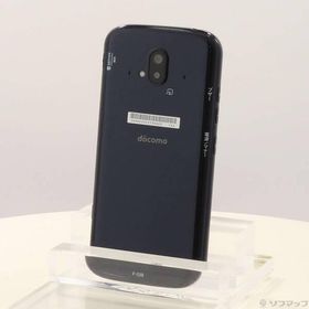 〔中古〕FCNT らくらくスマートフォン 64GB ネイビー F-52B docomo SIMフリー〔349-ud〕