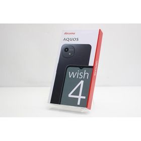 新品未使用 スマートフォン 本体 AQUOS wish4 SH-52E SHARP docomo SIMフリー 残債なし 64GB ブラック