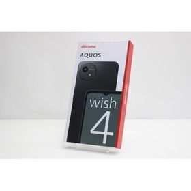 新品未使用 スマートフォン 本体 AQUOS wish4 SH-52E SHARP docomo SIMフリー 残債なし 64GB ブラック
