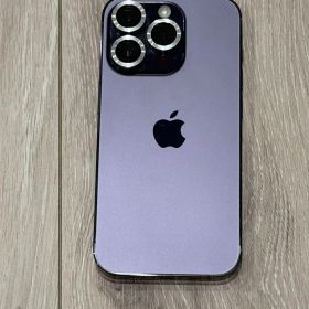 【美品】Apple iPhone 14 Pro ディープパープル本体（ケース付）