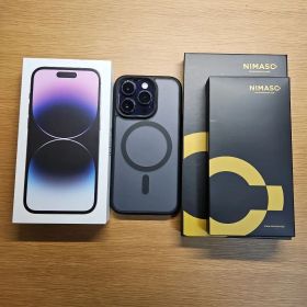 【美品】Apple iPhone 14 Pro 本体 ディープパープル