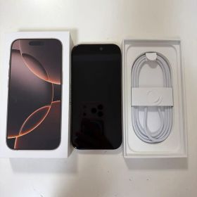 【美品】iPhone 16 Pro 256GB SIMフリー デザートチタニウム