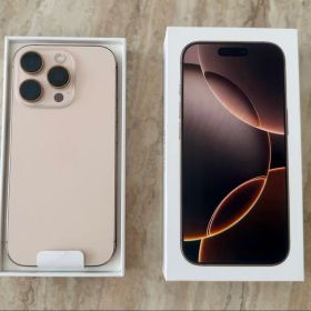 【美品】iPhone 16 Pro 256GB デザートチタニウム 付属品充実