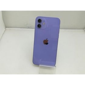 【中古】Apple au 【SIMロック解除済み】 iPhone 12 64GB パープル MJNH3J/A【大須】保証期間１ヶ月【ランクC】