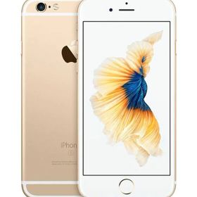 【中古】【安心保証】 iPhone6s[128GB] SIMロック解除 SB/YM ゴールド