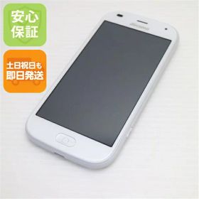 【中古】 新品同様 F-42A らくらくスマートフォン ホワイト 安心保証 即日発送 スマホ 白ロム 富士通 土日祝発送OK